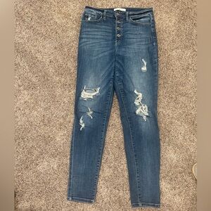 KanCan Distressed Blue Women's Jeans